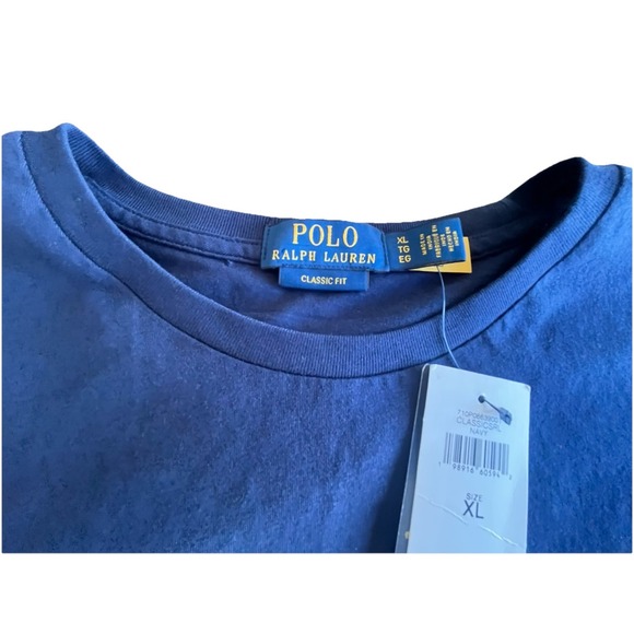 Ralph Lauren Polo T Shirt Blue Classic Fit SIZE X-Large XL Men's NWT - Picture 4 of 10
